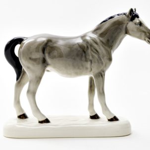 Скульптура Лошадь серая