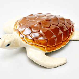 Скульптура Черепаха большая белая 1