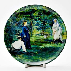 Декоративная тарелка Игра в крокет