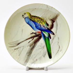 Декоративная тарелка Бледноголовая Розелла