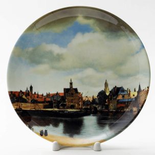 Декоративная тарелка Вид Делфта