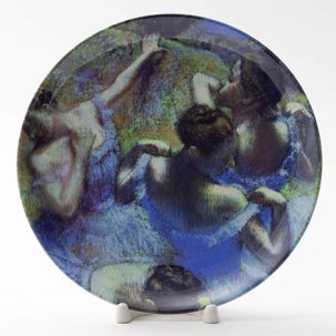 Декоративная тарелка Голубые танцовщицы