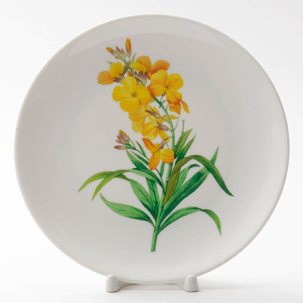 Декоративная тарелка Желтофиоль