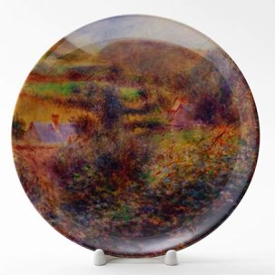 Декоративная тарелка Сад