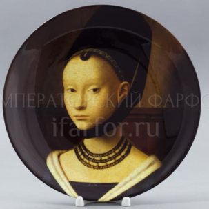 Декоративная тарелка Портрет девушки