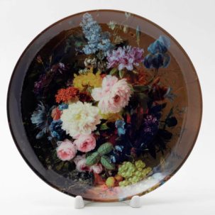 Декоративная тарелка Натюрморт с цветами 2
