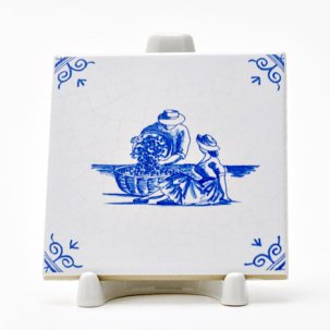 Изразец Голландский. Рабочий полдень