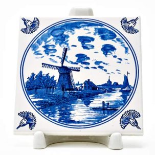 Изразец Голландский. Мельница