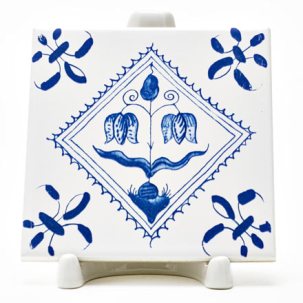 Изразец Голландский. Цветочный орнамент 1