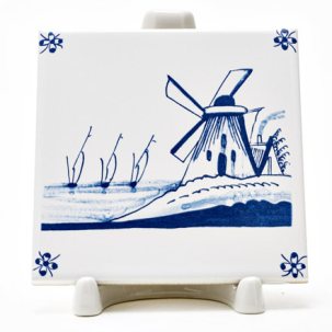 Изразец Голландский. Мельница 6