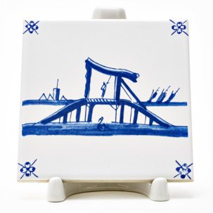 Изразец Голландский. На мосту 2