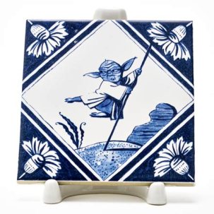 Изразец Голландский. Мастер Йода 2