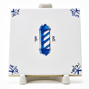 Изразец Голландский. Парикмахерская в Bedell Coram