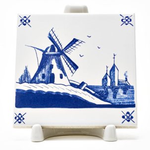 Изразец Голландский. Мельница 16