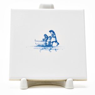 Изразец Голландский. Прогулка