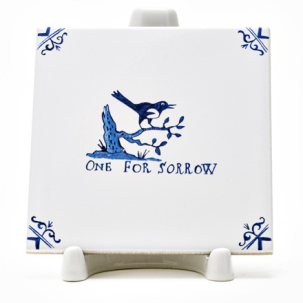 Изразец Голландский. Сорока