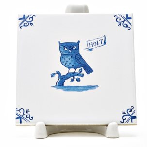 Изразец Голландский. Сова