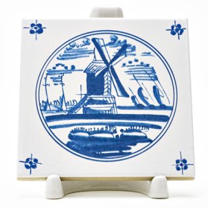 Изразец Голландский. Мельница 17