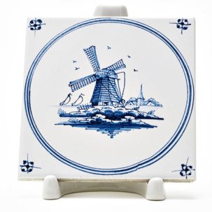 Изразец Голландский. Мельница 23