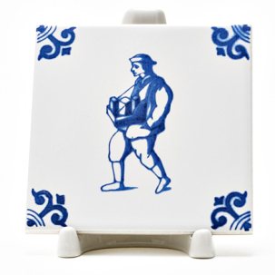 Изразец Голландский. Уличный торговец