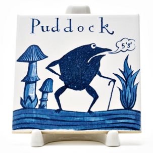 Изразец Голландский. Мистер лягушка