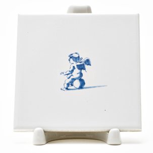 Изразец Голландский. Ангел на шаре