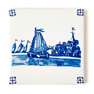 Изразец Голландский. Тихая бухта 2