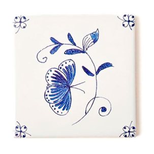 Изразец Голландский. Цветок 15