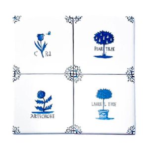 Набор изразцов Голландский. Садоводство