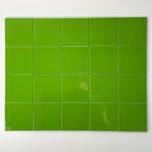 Набор плиток для изразцов Зеленый 20 предметов 97 x 97 мм.