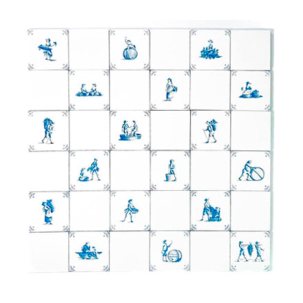 Набор изразцов Голландский. Виноделы