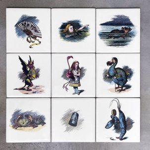 Набор изразцов Знакомство с обитателями Страны Чудес