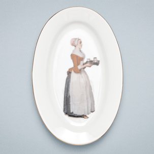 Блюдо Шоколадница (девушка) STOPPARD Стандарт