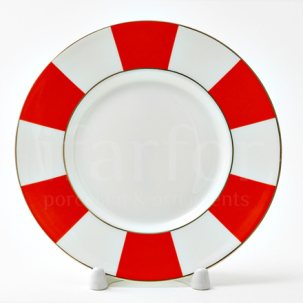 Блюдце чайное Алиса красный 3 Прима 150 мм.