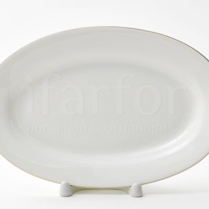 Блюдо овальное Золотая лента STOPPARD Стандарт