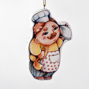 Набор елочных игрушек Повар