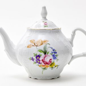 Чайник заварочный Бернадотт Мейсенский букет Бернадотт