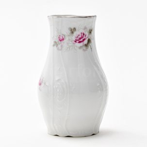 Ваза для цветов Бернадотт Серая роза платина Бернадотт