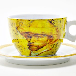 Чашка с блюдцем чайная Ван Гог. Автопортрет 1/2 DOVA