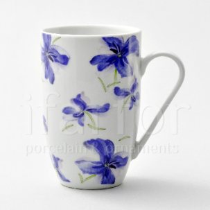 Кружка Мелкие синие цветы Милан
