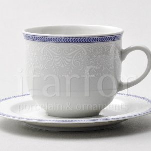 Чашка с блюдцем чайная Шарлотта 1/2 Опал