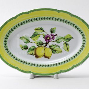 Блюдо овальное Летний сад Роза