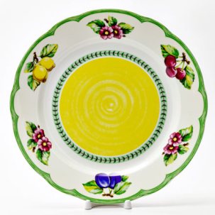 Блюдо круглое Летний сад Ivory Роза