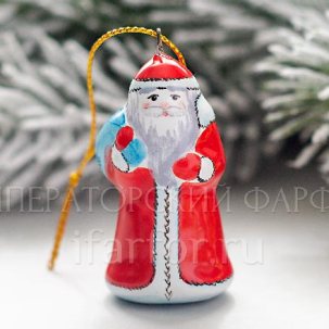 Елочная игрушка Дед Мороз малый