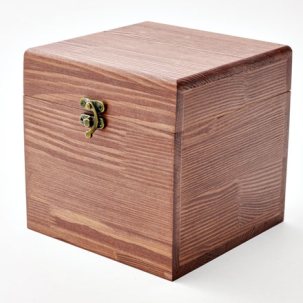 Шкатулка подарочная Шкатулка подарочная светло-коричневая 1 Шкатулка 140 x 140 x 140 мм.