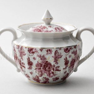 Сахарница Астра розовая Ампир