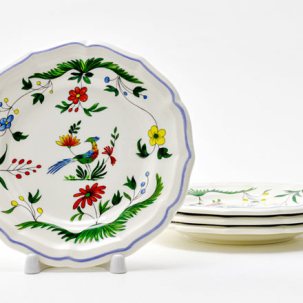 Набор тарелок столовый OISEAUX PARADIS GIEN Рошель