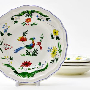 Набор тарелок глубоких OISEAUX PARADIS GIEN Рошель