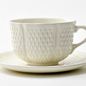 Чашка с блюдцем чайная PONT AUX CHOUX WHITE 1/2 GIEN Прованс