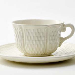 Чашка с блюдцем чайная PONT AUX CHOUX WHITE 1/2 GIEN Прованс